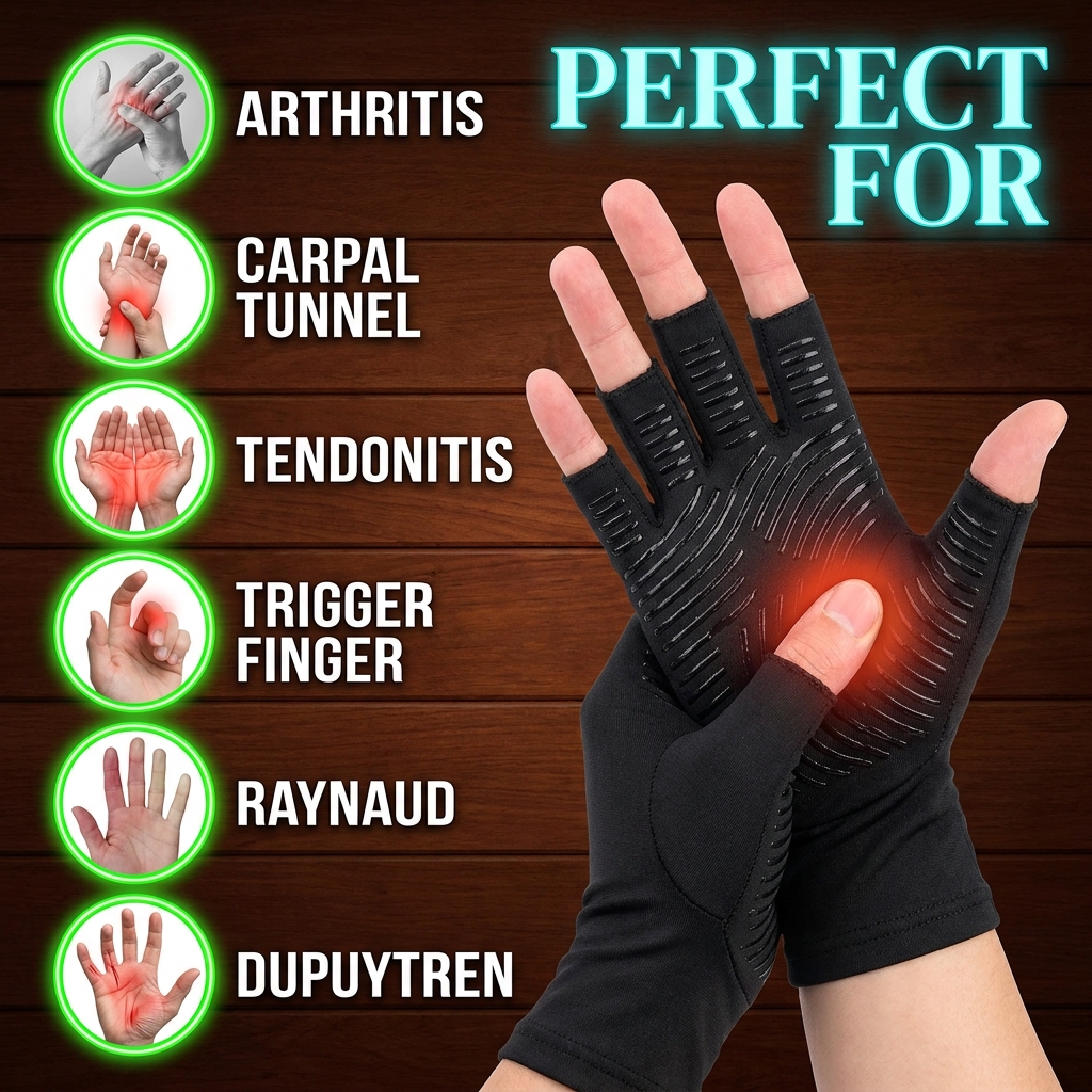 Perfect for arthritis, carpal tunnel, tendonitis, trigger finger, Raynaud’s, and Dupuytren’s